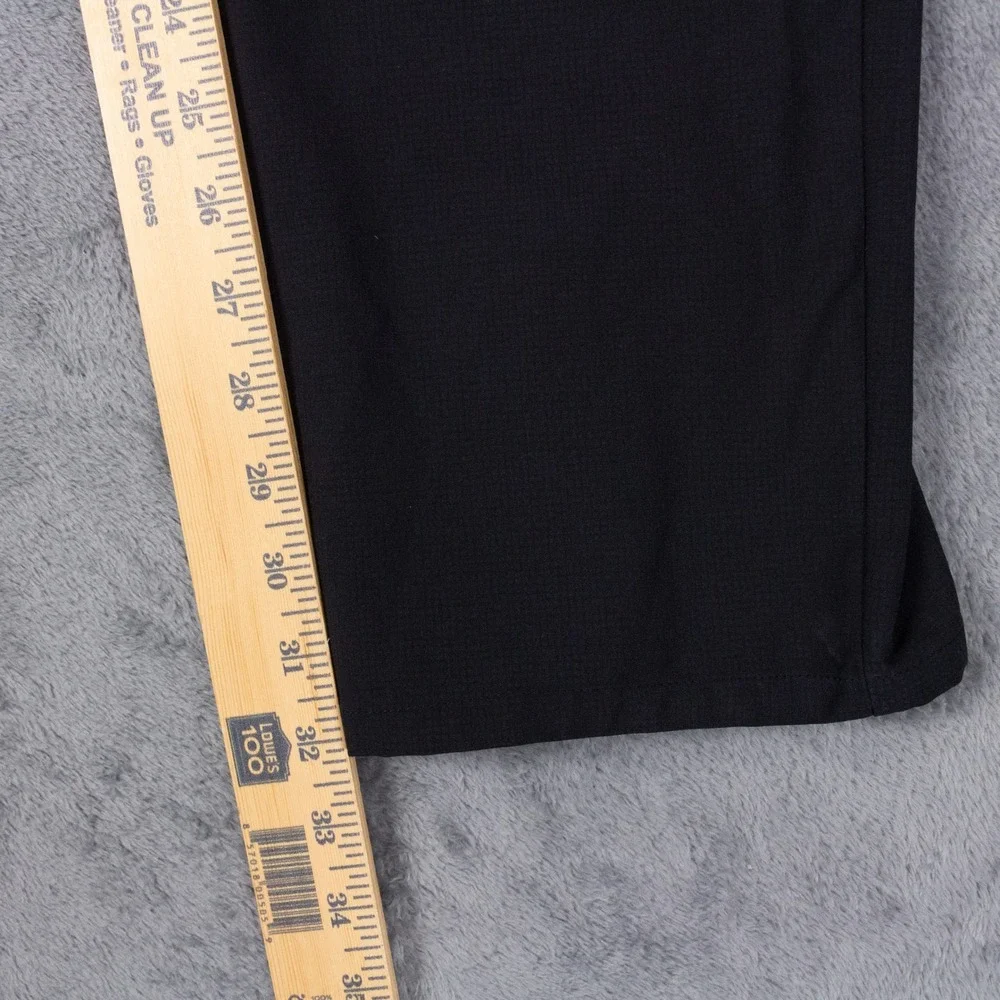 Travis Mathew Golf Pants Mens 38 Black Poly Spandex Performance Stretch